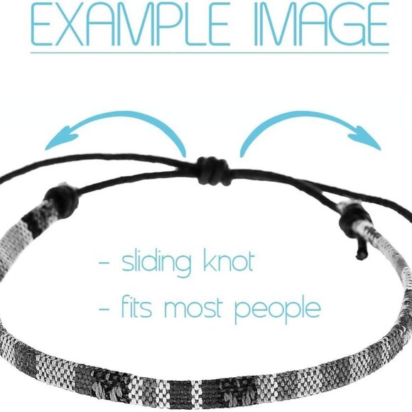 Surfer Anklet for Men and Women Waterproof and Adjustable Surfer Ankle Bracelet - Picture 5 of 6